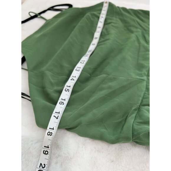 NWTD LOVELY Size 14 Lela Sleeveless Chiffon Gown Color Vineyard Green MSRP $187 - Picture 5 of 12